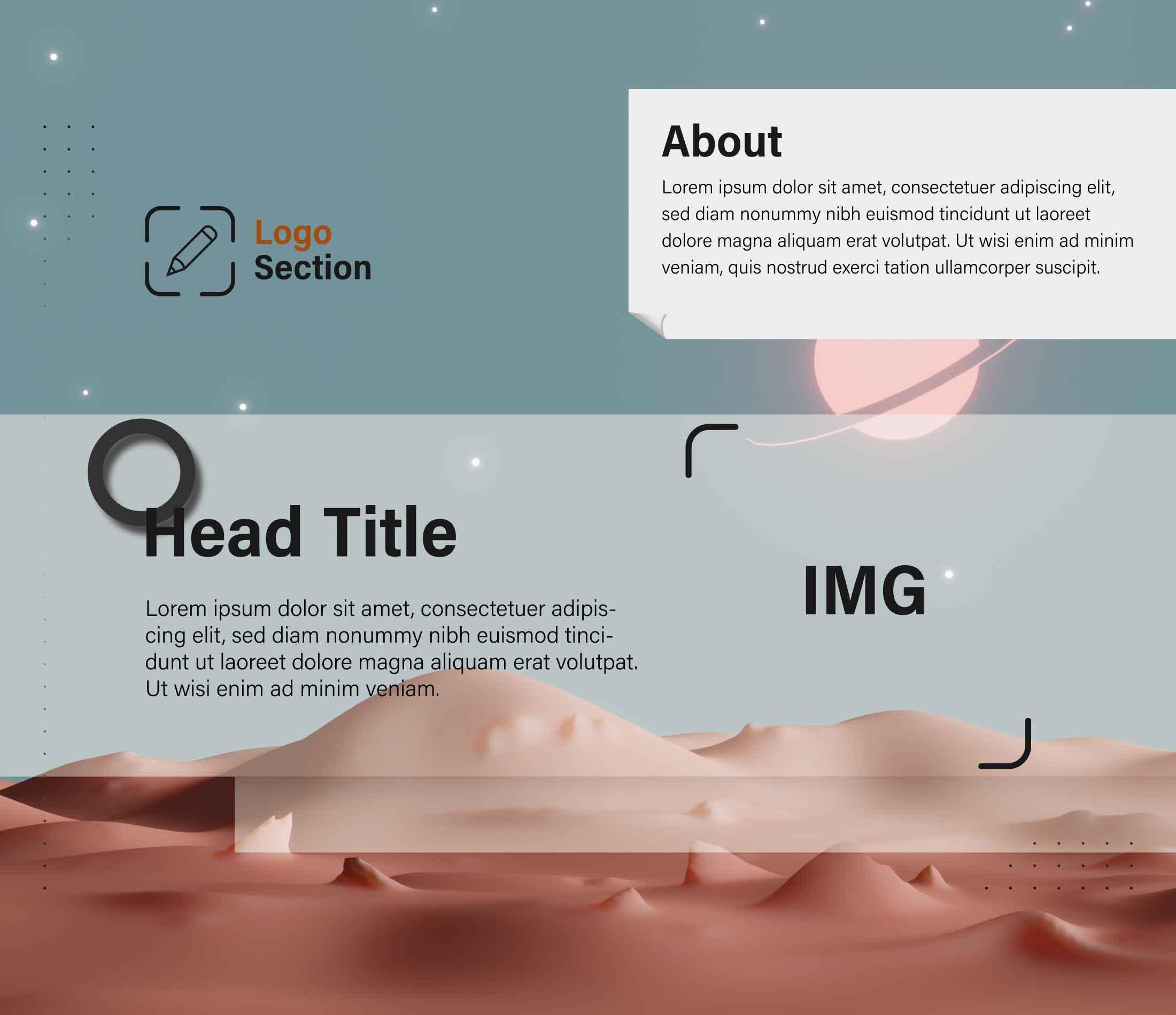Template de Brochure